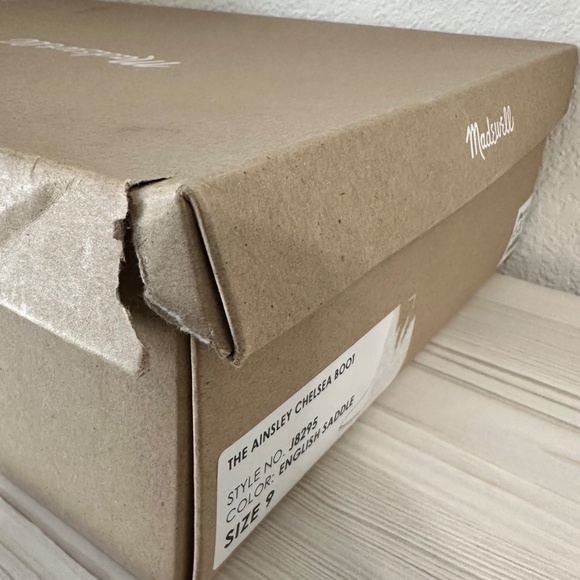 Madewell Ainsley Chelsea Boots Size 9 Brown - Picture 9 of 9